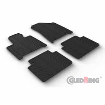 Rubber mats suitable for Hyundai Santa Fé V (MX5) Hybrid/PHEV 2024- (T profile 4-piece)