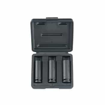 1/2" Impact socket set thin-walled 3-piece