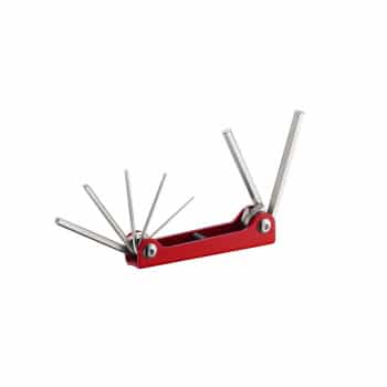 Force folding Allen key set SAE 7-piece