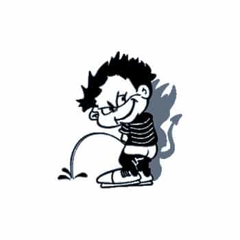 Sticker Bad Boy I - black - 14.5x13cm