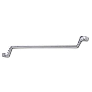 Double ring spanner, deeply bent 75 ° 18x19