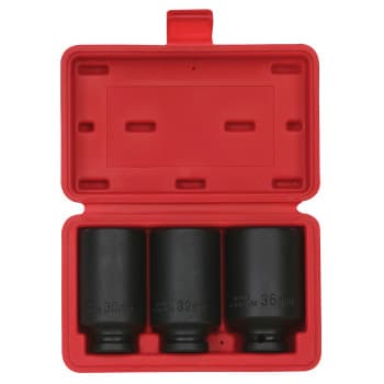 Socket set 1/2 ", force 12-side 3-pcs.