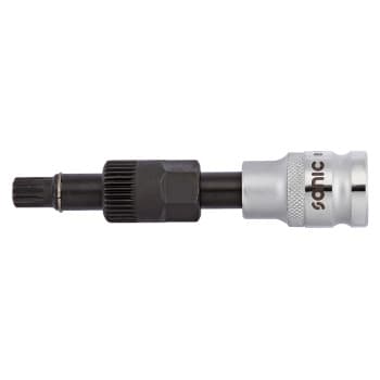 Combination key for alternator drive pulleys, M10x110L