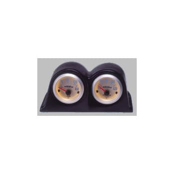 Meter holder Horizontal 2 holes black