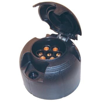 7-pole plastic socket