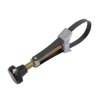 Oil filter wrench with belt