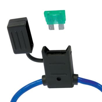 Fuse holder + plug fuse 30A.