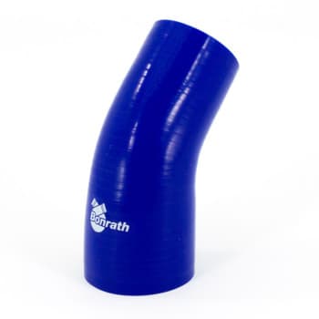 Bonrath Silicone hose Reducer 45 degrees bend - Length: 50mm - Ø38> 25mm