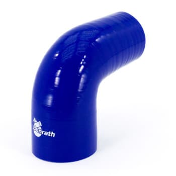 Bonrath Silicone hose Reducer 90 degrees Elbow - Length: 50mm - Ø63> 57mm