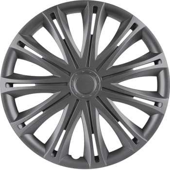 4-Piece Hubcaps Spark Graphite 14 Inch