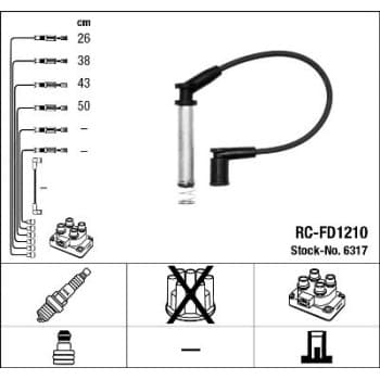 Ignition Cable Kit 6317 NGK