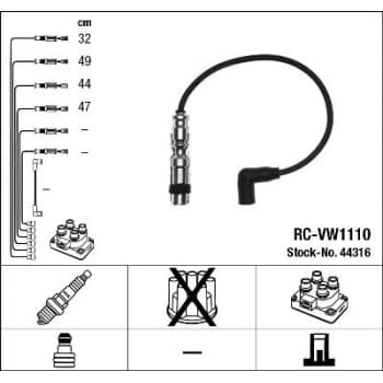 Ignition Cable Kit 44316 NGK
