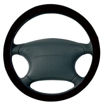 Simoni Racing Steering Wheel Cover Trophy Black Face - 37-39cm - Black