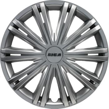4-piece Hubcaps Giga 14-inch silver
