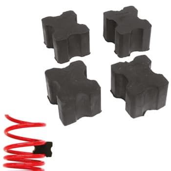 Spring buffers, 4 pieces