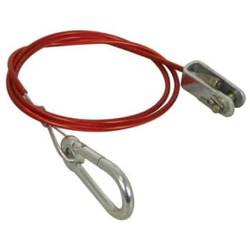 Breakaway cable including musketon hook 100cm 1500N / 150kg