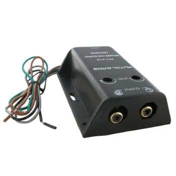 2 channel speaker output adjustable