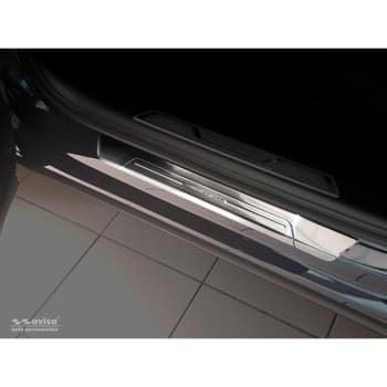 Stainless steel door sills Volkswagen Touareg III 2018- 'Special Edition' - 2-piece