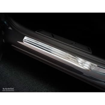 Stainless steel door sills Volkswagen Touareg III 2018- - 'Special Edition' - 4-piece