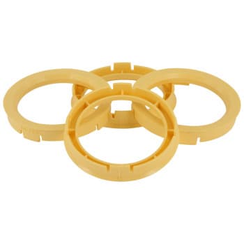 TPI Centering Rings 63.3->54.1mm Yellow 4 pieces