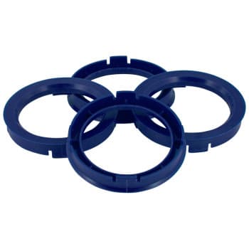 TPI Centering Rings 64.0->56.6mm Blue 4 pieces