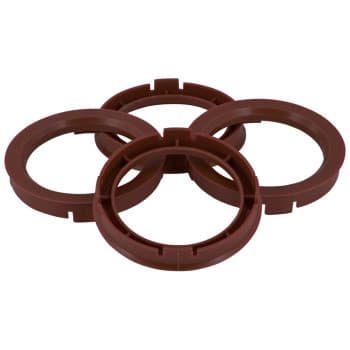 TPI ​Centering Rings 70.4->63.4mm Brown 4 pieces