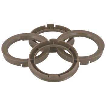 TPI ​Centering Rings 70.4->66.6mm Gray 4 pieces