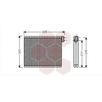 Evaporator, air conditioning