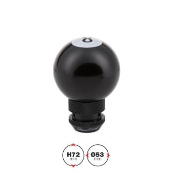 Simoni Racing Gear Shift Knob 8-Ball - Black