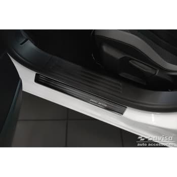 Black stainless steel door sills suitable for Opel Mokka 2020- - 'Special Edition' - 4-piece
