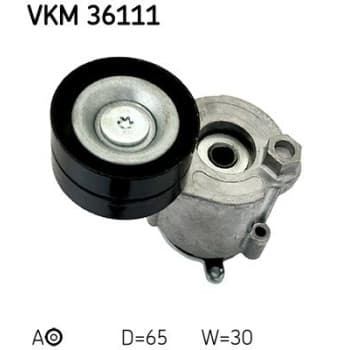 Tensioner Pulley, v-ribbed belt VKM 36111 SKF