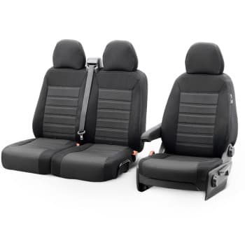 Original Design Fabric Seat Cover Set 2+1 suitable for Ford Transit Connect 2019-