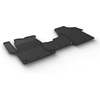 Rubber mats suitable for Citroen Jumpy / Peugeot Expert (G-Design 3-piece + mounting clips)