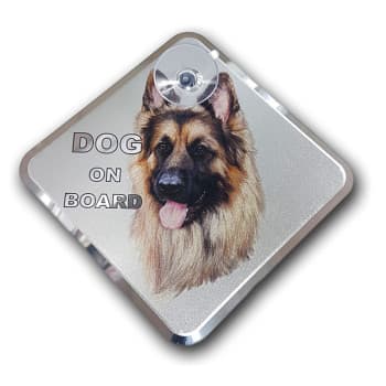 Car Tattoo Sticker Shepherd on board - 11.5x11.5cm