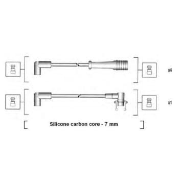 Spark plug wire set