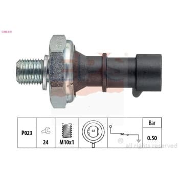 Oil Pressure Switch Made in Italy - OE Equivalent 1.800.141 EPS Facet