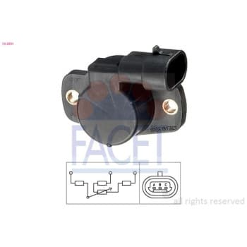 Sensor, throttle position Made in Italy - OE Equivalent