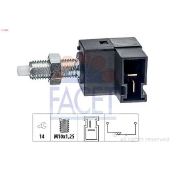 Brake Light Switch Made in Italy - OE Equivalent 7.1300 Facet