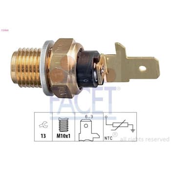 Sensor, oil temperature Made in Italy - OE Equivalent 7.3154 Facet