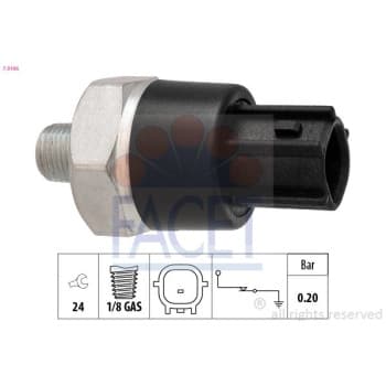 Oil Pressure Switch Made in Italy - OE Equivalent