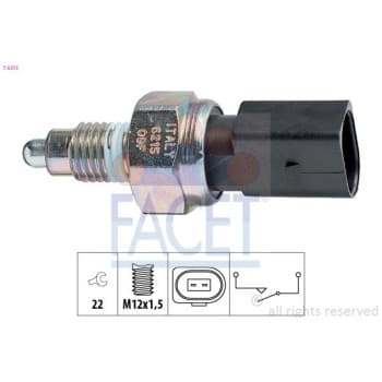 Switch, reverse light Made in Italy - OE Equivalent