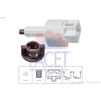 Brake Light Switch Made in Italy - OE Equivalent 7.1212 Facet