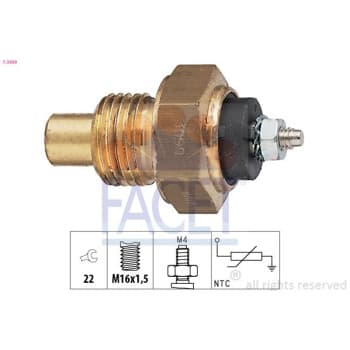 Sensor, oil temperature Made in Italy - OE Equivalent 7.3099 Facet