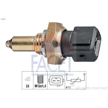 Sensor, oil temperature Made in Italy - OE Equivalent 7.3272 Facet