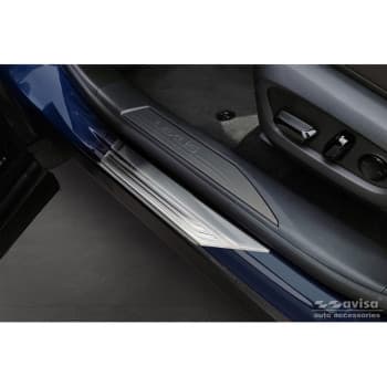 Stainless steel door sills suitable for Lexus RX V 2022 - 'Lines' - 4-piece