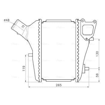 Intercooler, charge air cooler
