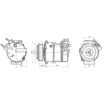 Compressor, air conditioning