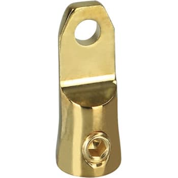 Ring cable lug gold plated 50 mm² > 8.5 mm