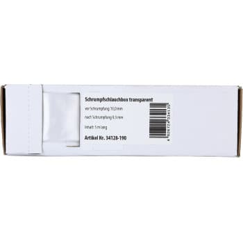 Heat shrink tubing transparent Ø 19.0 mm / Length 5 meters