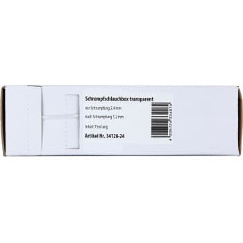 Heat shrink tubing transparent Ø 2.4 mm / Length 15 meters